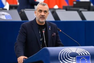 Ο Λουκάς Φουρλάς μιλά στο Ευρωπαϊκό Κοινοβούλιο