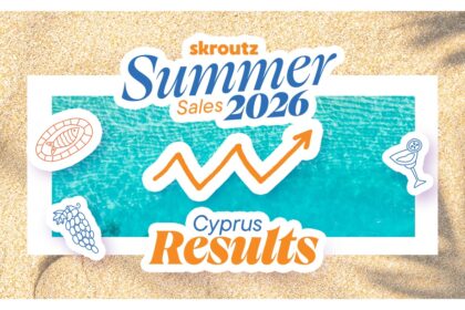 Το επίσημο εικαστικό Skroutz Summer Sales 2026 Cyprus Results