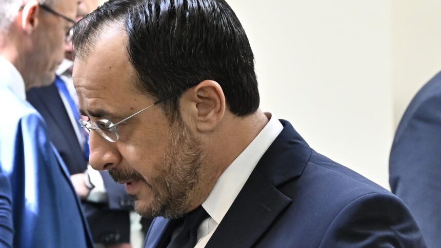 Πραγματική φωτογραφία αρχείου του Προέδρου Νίκου Χριστοδουλίδη