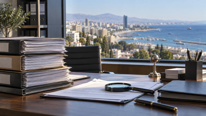 Εικονογραφική εικόνα εταιρικών εγγράφων και κτιρίου διοίκησης