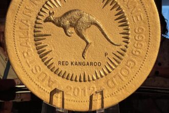 Χρυσό νόμισμα στο Perth Mint