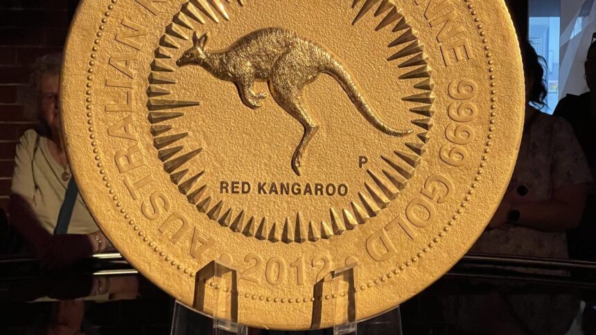 Χρυσό νόμισμα στο Perth Mint