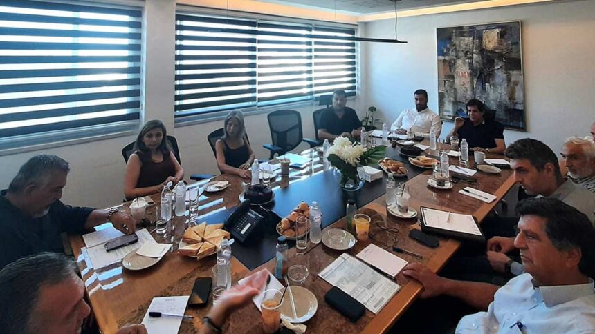 Συνάντηση εκπροσώπων του ΕΒΕΛ, της βιομηχανικής περιοχής και του ΕΟΑ Λάρνακας