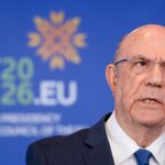 Ο υπουργός Οικονομικών Μάκης Κεραυνός σε εκδήλωση στη Λευκωσία τον Ιούνιο 2026