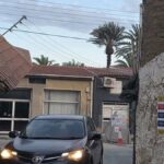 Τμήμα στεγάστρου που κατέρρευσε προς δρόμο στον Στρόβολο