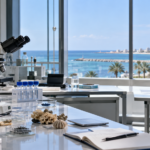 Εργαστήριο θαλάσσιας έρευνας με θέα στη θάλασσα