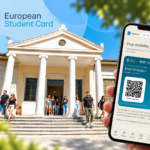 Ευρωπαϊκή Φοιτητική Κάρτα του ΤΕΠΑΚ σε κινητό τηλέφωνο
