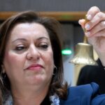 Η υπουργός Παιδείας Αθηνά Μιχαηλίδου στο Συμβούλιο της Ευρωπαϊκής Ένωσης