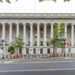 Το υπουργείο Οικονομικών των ΗΠΑ στην Ουάσιγκτον, 29 Απριλίου 2026.