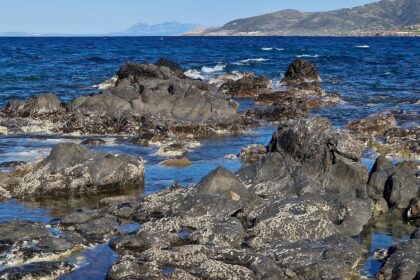 Η ακτή του Πωμού στην επαρχία Πάφου, 9 Μαρτίου 2026.