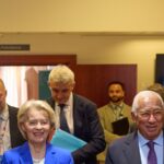 Ούρσουλα φον ντερ Λάιεν και Αντόνιο Κόστα στην Τριμερή Κοινωνική Σύνοδο, 14 Οκτωβρίου 2026.