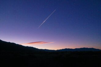 Ωριωνίδα λίγο πριν την αυγή, λήψη της 20ής Οκτωβρίου 2025. Φωτογραφία αρχείου της βροχής μετεώρων.