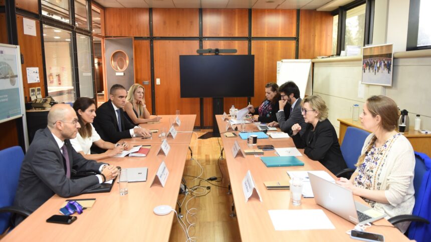 Συνάντηση της Μαρίας Λουίς Αλμπουκέρκη με τον Σύνδεσμο Επενδυτικών Ταμείων Κύπρου, 25 Σεπτεμβρίου 2025. Φωτογραφία αρχείου από τον κυπριακό χρηματοοικονομικό τομέα.