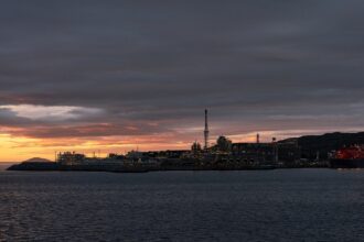 Ο τερματικός σταθμός LNG Melkøya στη Νορβηγία, 4 Αυγούστου 2022.
