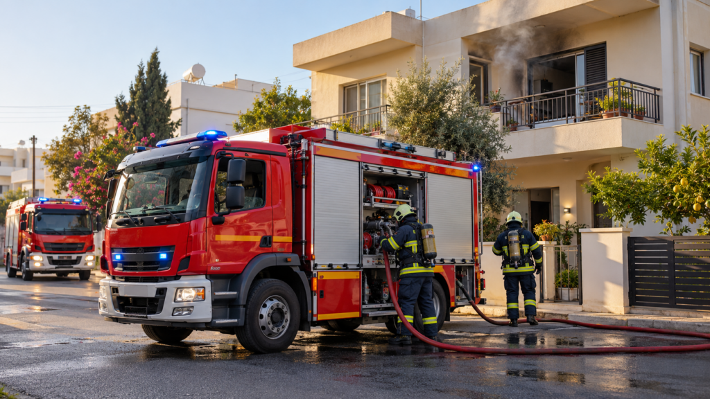 Φωτιά σε διαμέρισμα στα Λατσιά –  Ήταν μέσα ένοικοι