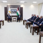 Ο Μαχμούντ Αμπάς και ο Νίκος Χριστοδουλίδης σε διμερή συνάντηση
