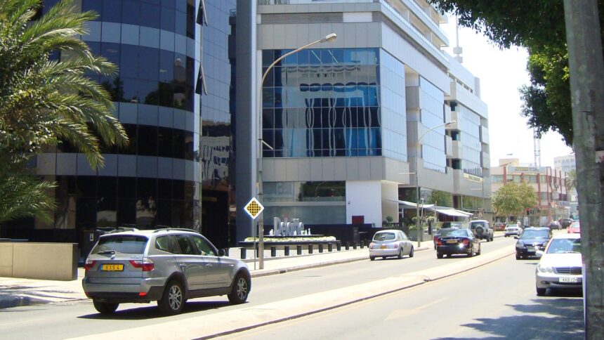 Το συγκρότημα της Deloitte στη Λευκωσία σε αρχειακή λήψη του 2011.