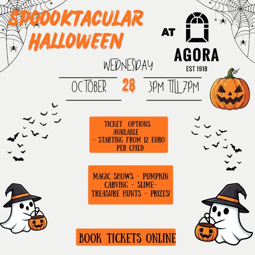 Επίσημη αφίσα Halloween στο Limassol AGORA, 28 Οκτωβρίου 2026