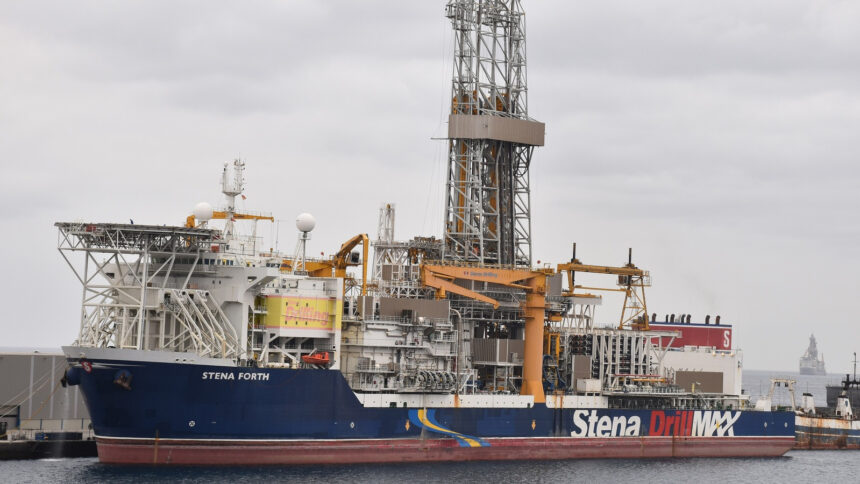 Το γεωτρύπανο Stena Forth στο λιμάνι Λας Πάλμας