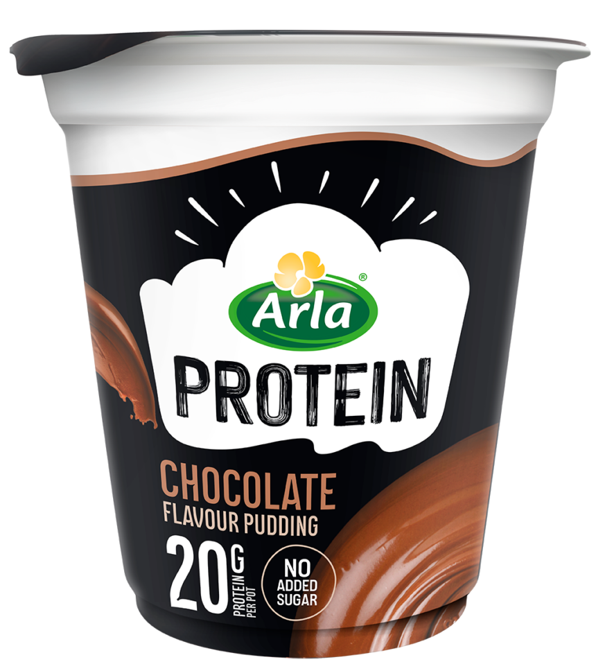 Επίσημη συσκευασία Arla Protein Pudding Chocolate 200 g