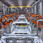 Ρομποτικοί βραχίονες στο εργοστάσιο BMW του Μονάχου