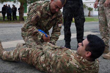 Κοινή εκπαίδευση Αμερικανών πεζοναυτών και Κυπρίων στρατιωτών