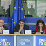 Ο Μάκης Κεραυνός σε ευρωπαϊκή εκδήλωση στις Βρυξέλλες, 6 Μαΐου 2026.