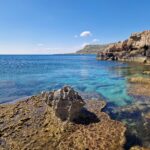 Η ακτογραμμή στο Κάβο Γκρέκο της ανατολικής Κύπρου.