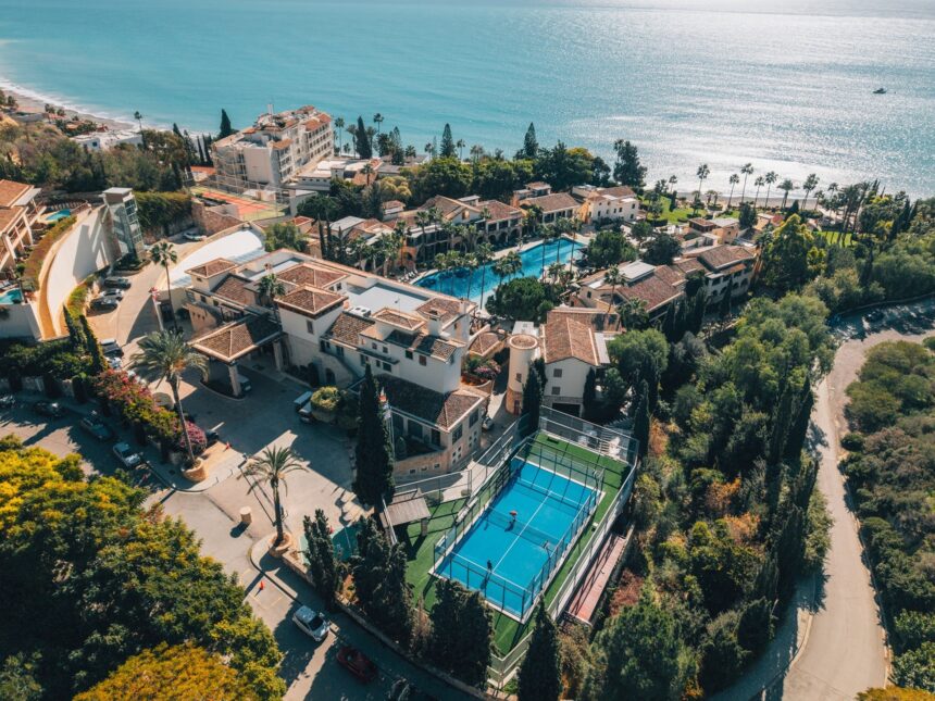 Πανοραμική άποψη του Columbia Beach Resort στον κόλπο Πισσουρίου