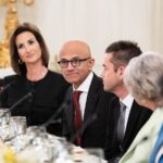 Ο Satya Nadella σε συνάντηση στον Λευκό Οίκο το 2025
