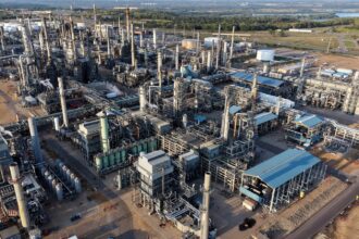 Το διυλιστήριο Pine Bend στις ΗΠΑ, Σεπτέμβριος 2026.