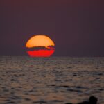 Ηλιοβασίλεμα στο Ιόνιο Πέλαγος από το Capilungo της Ιταλίας