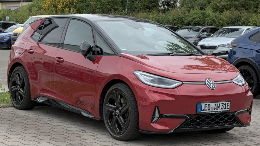 Αμιγώς ηλεκτρικό Volkswagen ID.3 GTX στο Leonberg της Γερμανίας