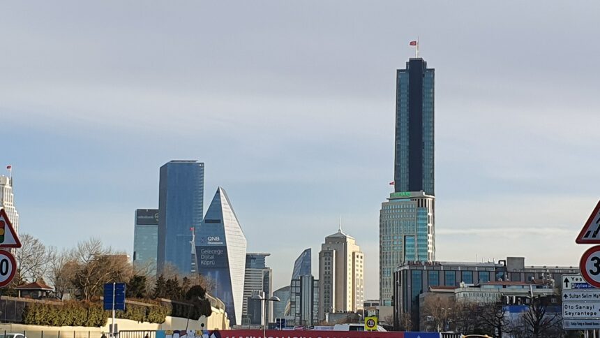 Ουρανοξύστες στην περιοχή Levent της Κωνσταντινούπολης