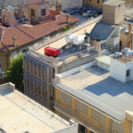 Στέγες κτιρίων στην παλιά Λευκωσία. Φωτογραφία αρχείου, 10 Αυγούστου 2011.