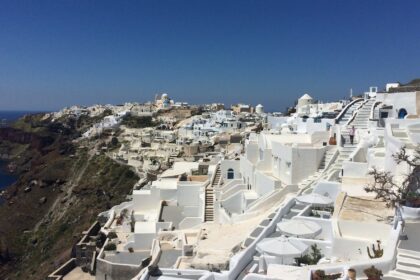 Άποψη της Οίας στη Σαντορίνη