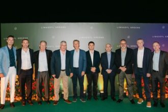 Εκπρόσωποι του Limassol Greens στην τελετή εγκαινίων στο Φασούρι, στις 3 Ιουνίου 2026