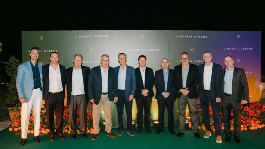 Εκπρόσωποι του Limassol Greens στην τελετή εγκαινίων στο Φασούρι, στις 3 Ιουνίου 2026