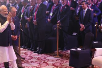 Ο Ναρέντρα Μόντι στο οικονομικό φόρουμ του Νέου Δελχί, 13/10/2026