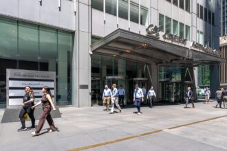 Γραφεία του ομίλου Crédit Agricole στη Νέα Υόρκη, 18 Μαΐου 2026