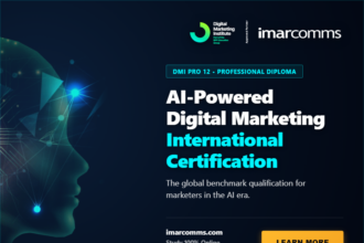 Επίσημο εικαστικό ImarComms και Digital Marketing Institute για το AI-Powered DMI PRO 12