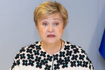 Η Κρισταλίνα Γκεοργκίεβα σε συνάντηση στις Βρυξέλλες