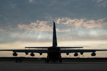 MC-130J Commando II στο έδαφος κατά την άσκηση Northern Strike στο Μίσιγκαν.