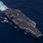 Το αεροπλανοφόρο USS George H.W. Bush στην Αραβική Θάλασσα.