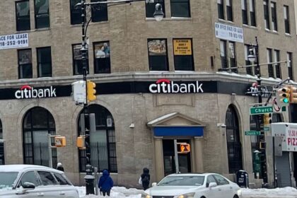 Τραπεζικό κατάστημα Citibank στο Μπρούκλιν τον Ιανουάριο 2026