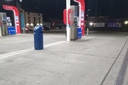 Αντλίες καυσίμων σε βρετανικό πρατήριο στο Worcester