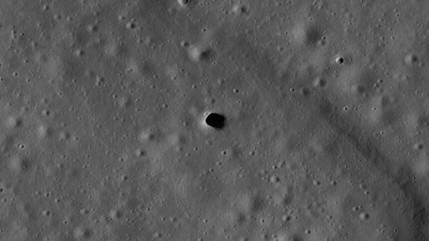 Η κοιλότητα Marius Hills στη Σελήνη σε λήψη του Lunar Reconnaissance Orbiter