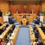 Η αίθουσα της Βουλής των Αντιπροσώπων στη Λευκωσία