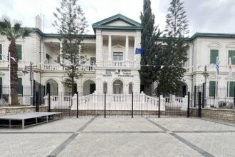 Το Διοικητήριο Λεμεσού στην οδό Ανεξαρτησίας
