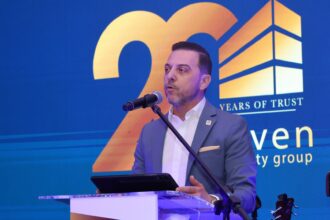 Βασίλης Αρτεμίου, CEO της Seven Property Group, στην επετειακή εκδήλωση